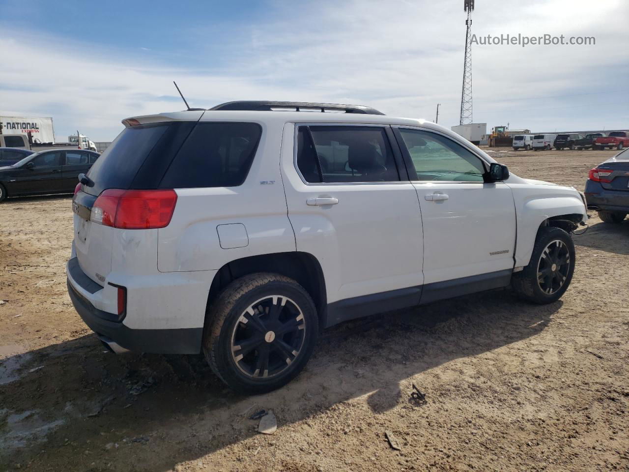 2017 Gmc Terrain Slt Белый vin: 2GKFLPE39H6285057