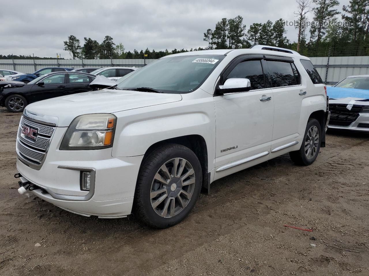 2017 Gmc Terrain Denali White vin: 2GKFLRE30H6123085