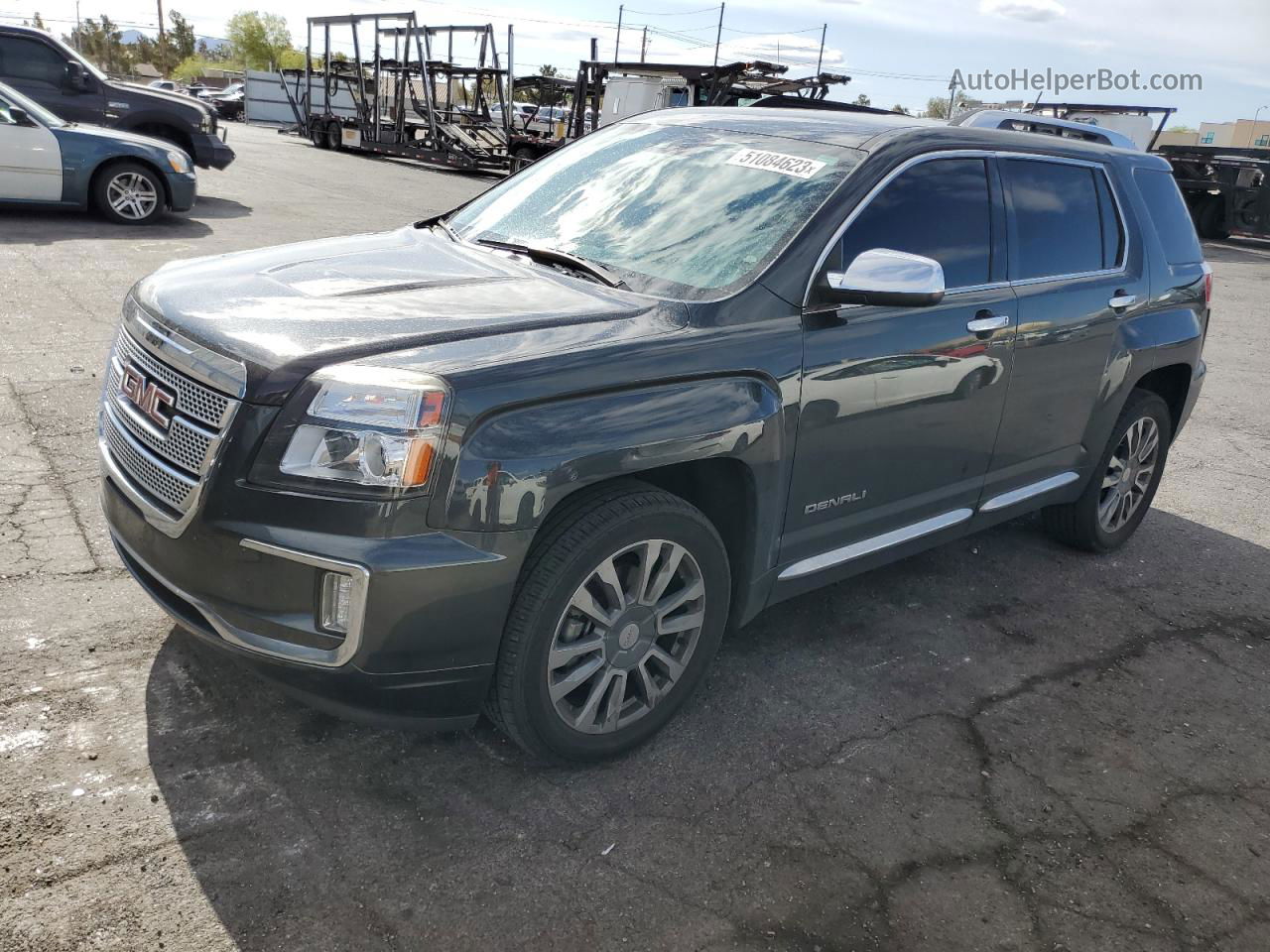 2017 Gmc Terrain Denali Черный vin: 2GKFLRE30H6142252