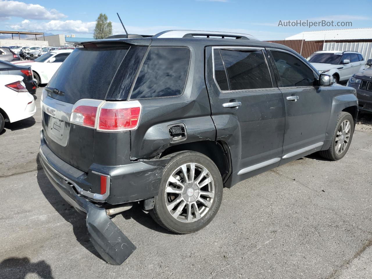 2017 Gmc Terrain Denali Черный vin: 2GKFLRE30H6142252