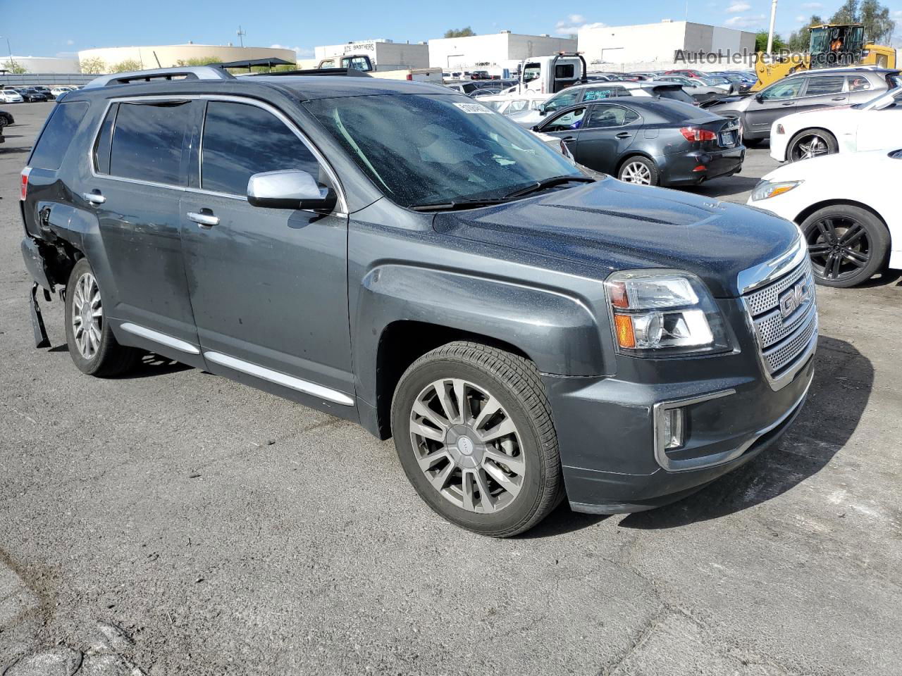 2017 Gmc Terrain Denali Черный vin: 2GKFLRE30H6142252