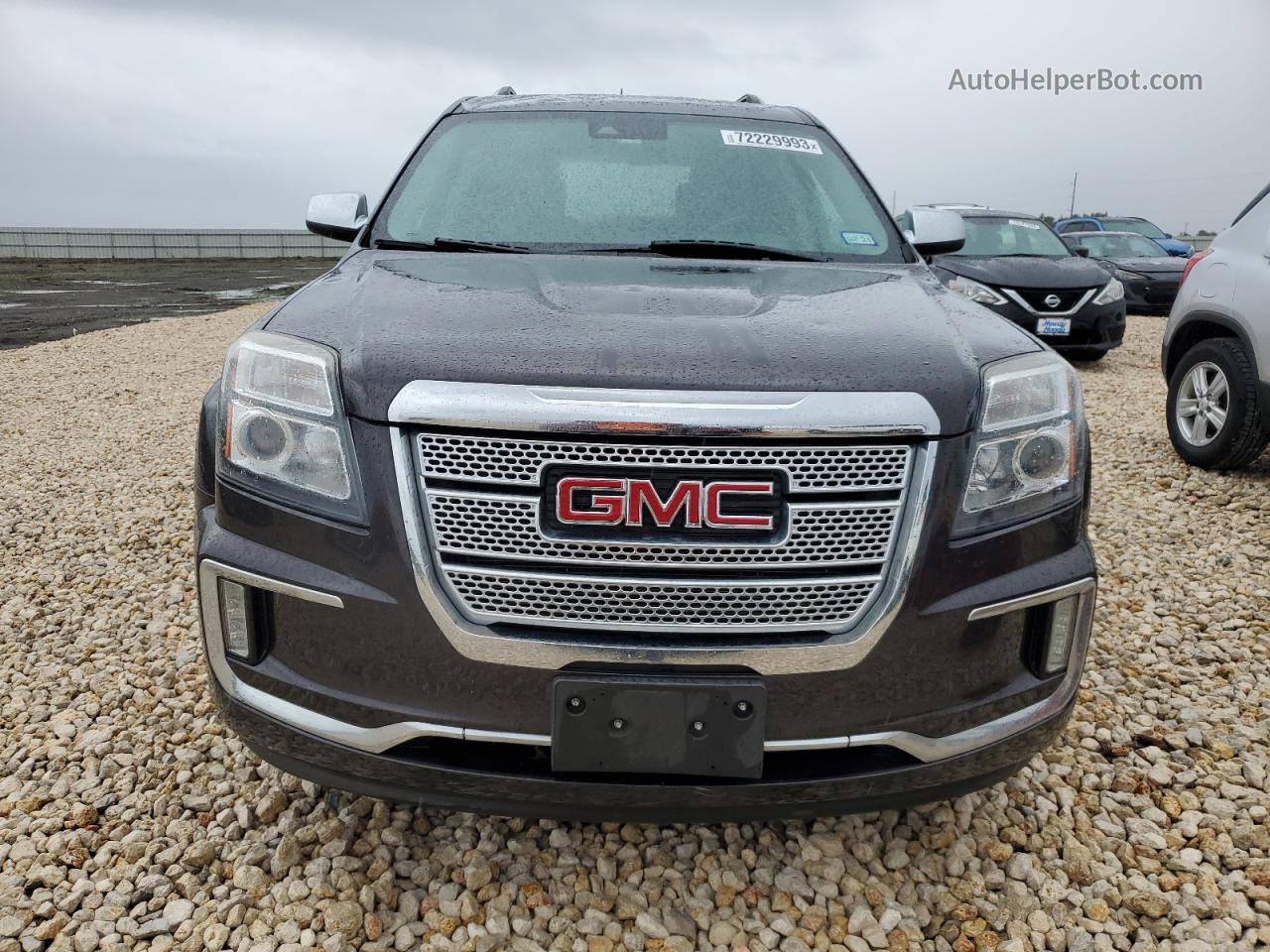 2016 Gmc Terrain Denali Черный vin: 2GKFLRE32G6341558