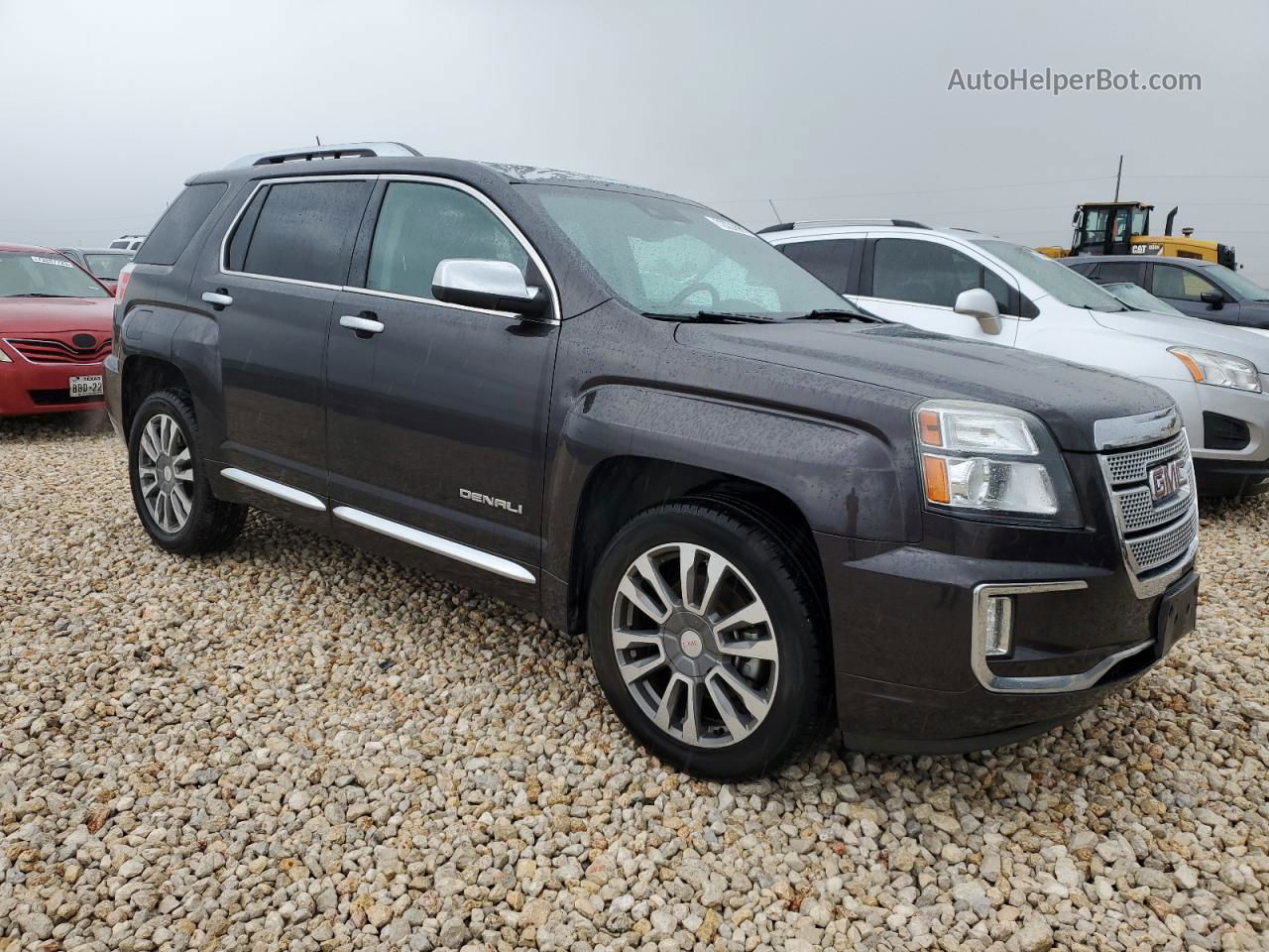 2016 Gmc Terrain Denali Черный vin: 2GKFLRE32G6341558