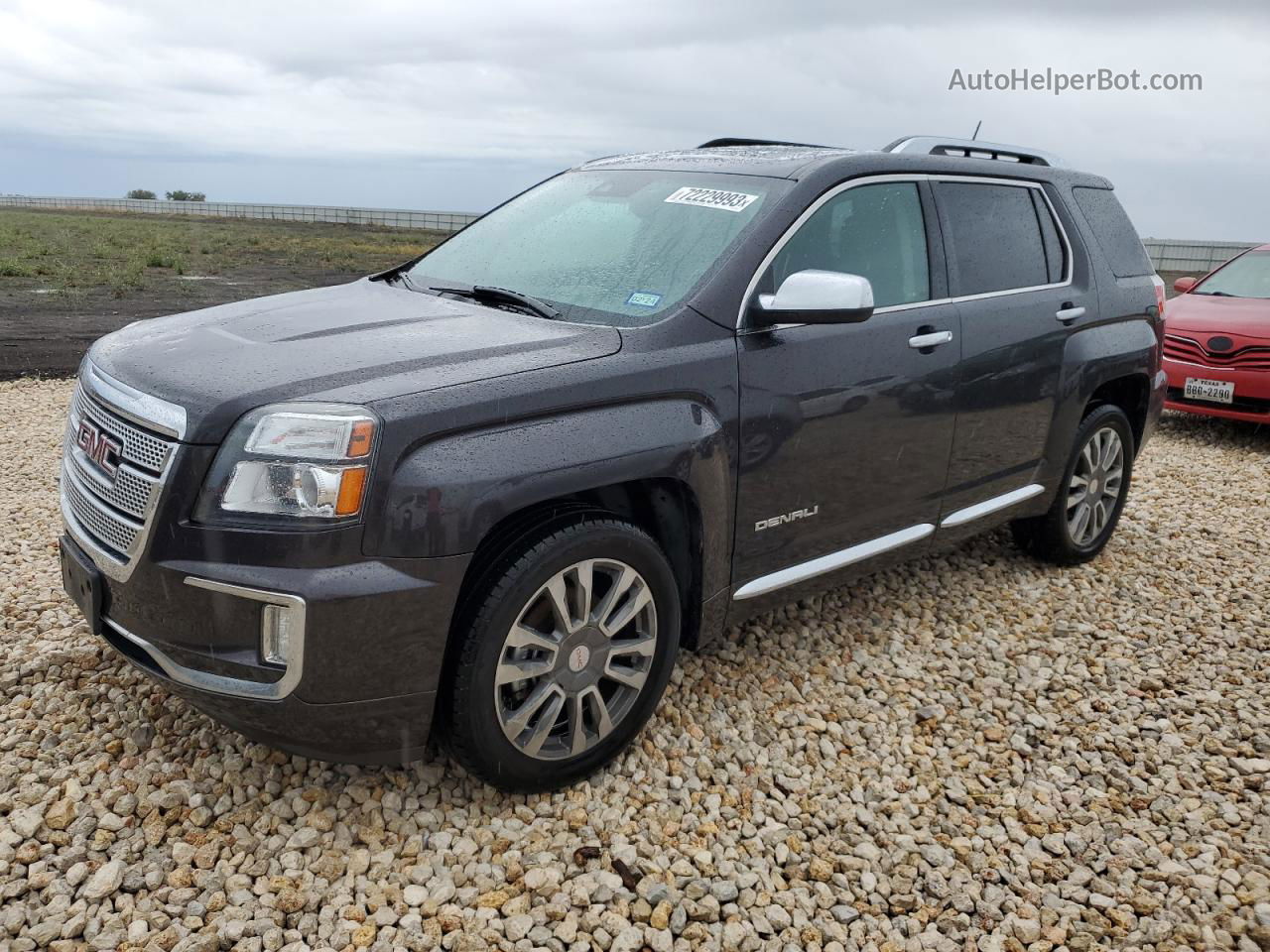 2016 Gmc Terrain Denali Черный vin: 2GKFLRE32G6341558