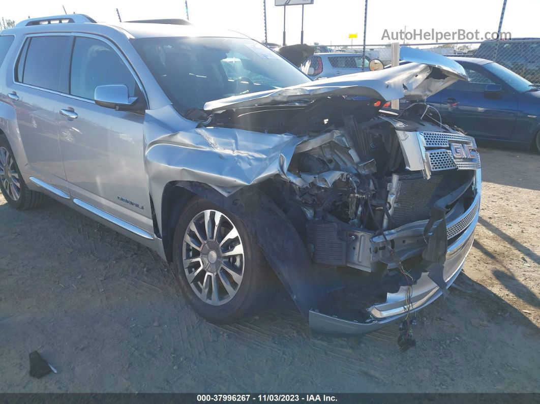 2017 Gmc Terrain Denali Silver vin: 2GKFLRE33H6134419