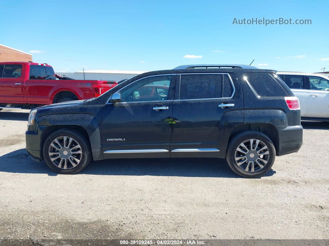 2017 Gmc Terrain Denali Черный vin: 2GKFLRE33H6254821