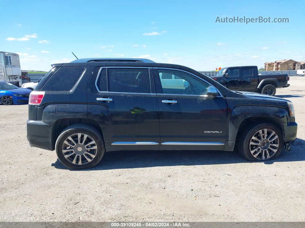 2017 Gmc Terrain Denali Черный vin: 2GKFLRE33H6254821