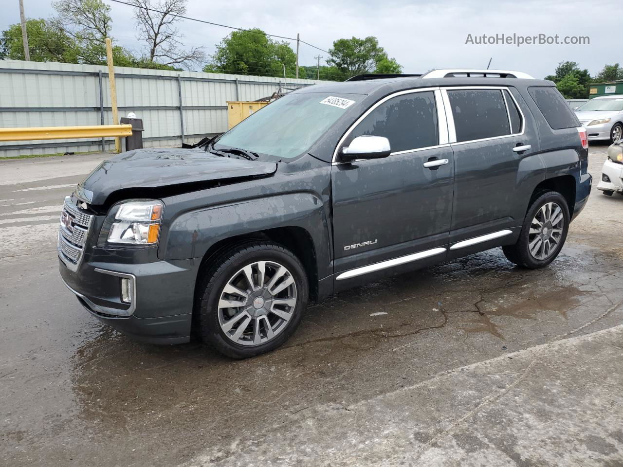 2017 Gmc Terrain Denali Серый vin: 2GKFLRE34H6214697