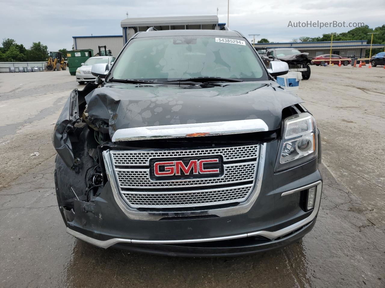 2017 Gmc Terrain Denali Серый vin: 2GKFLRE34H6214697