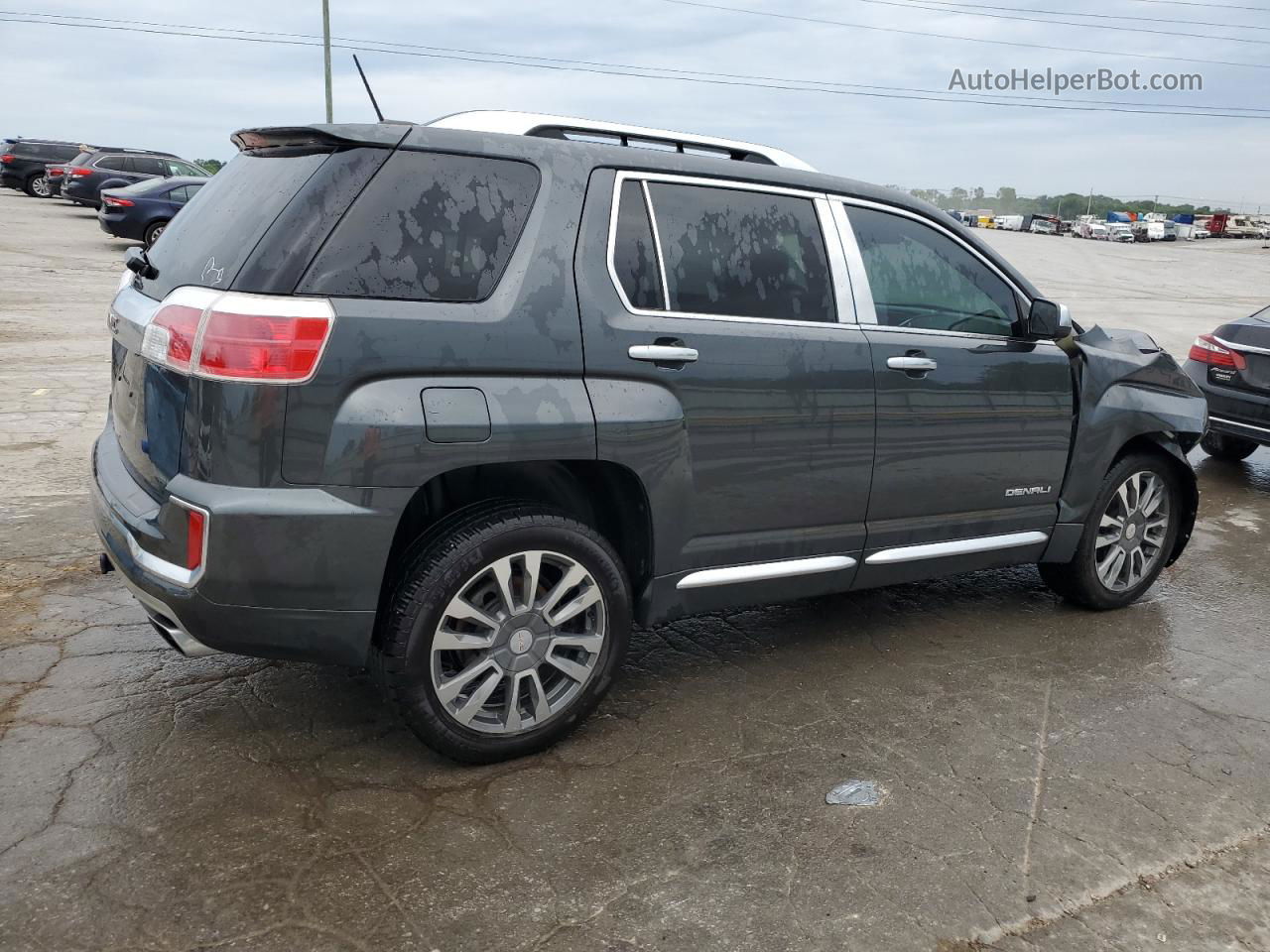 2017 Gmc Terrain Denali Серый vin: 2GKFLRE34H6214697