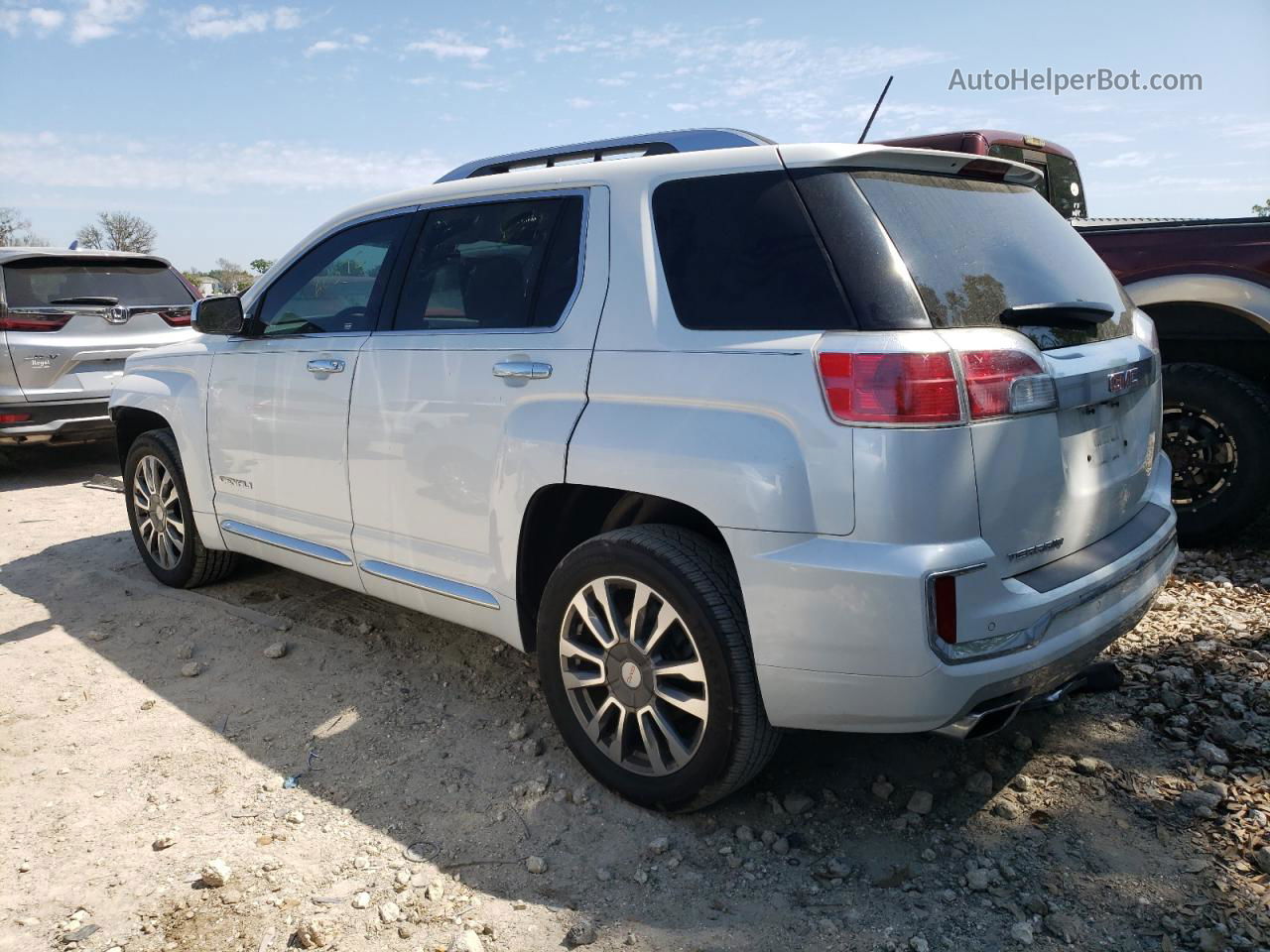 2017 Gmc Terrain Denali White vin: 2GKFLRE35H6128525