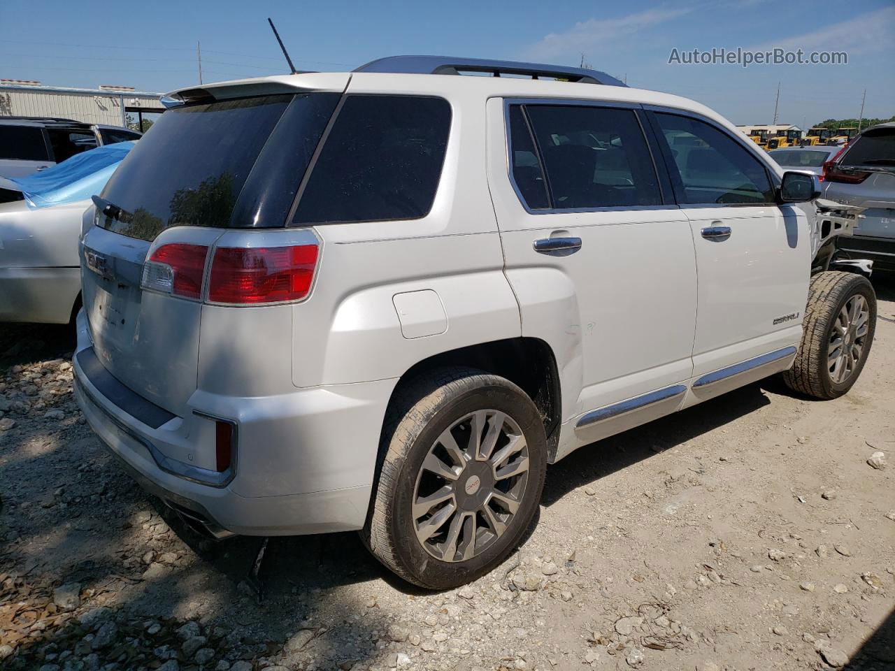 2017 Gmc Terrain Denali White vin: 2GKFLRE35H6128525