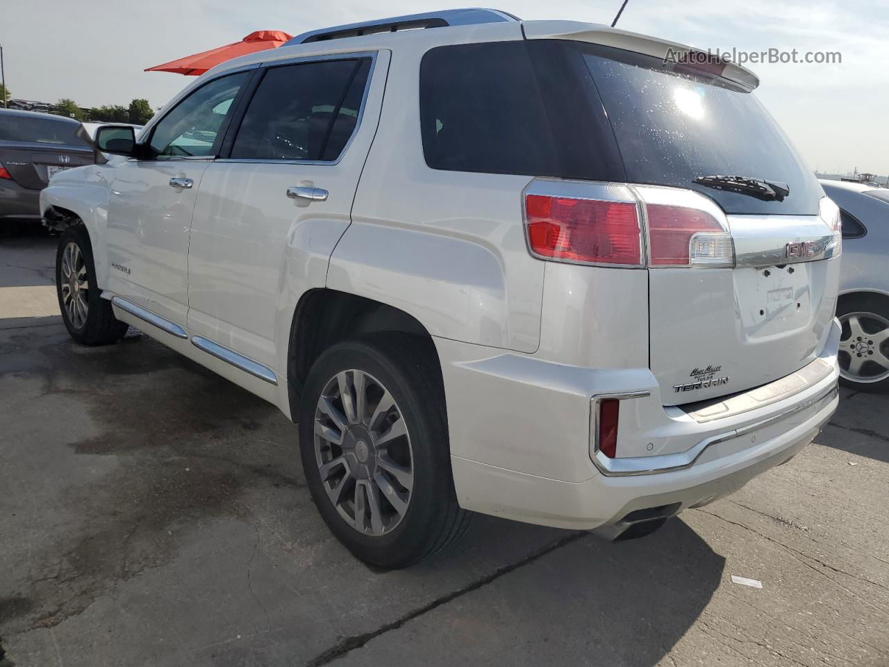 2016 Gmc Terrain Denali White vin: 2GKFLRE36G6266363