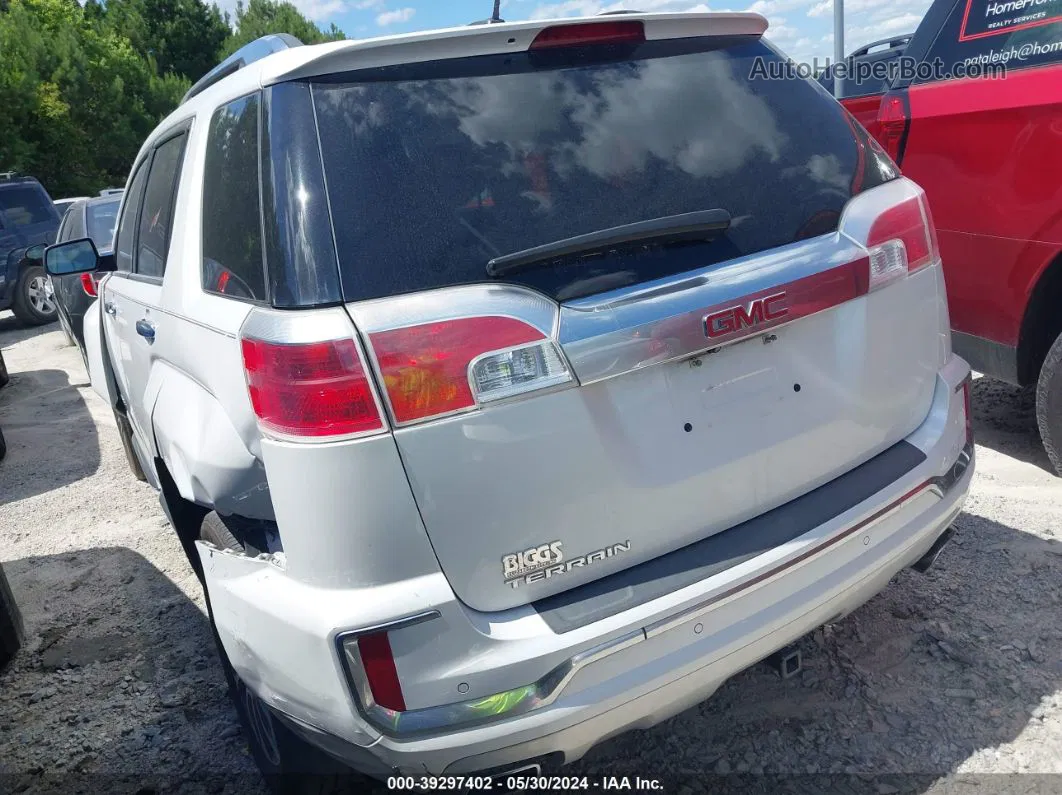 2016 Gmc Terrain Denali White vin: 2GKFLRE37G6308703