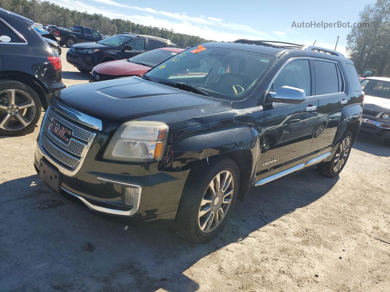 2016 Gmc Terrain Denali Black vin: 2GKFLRE39G6230571