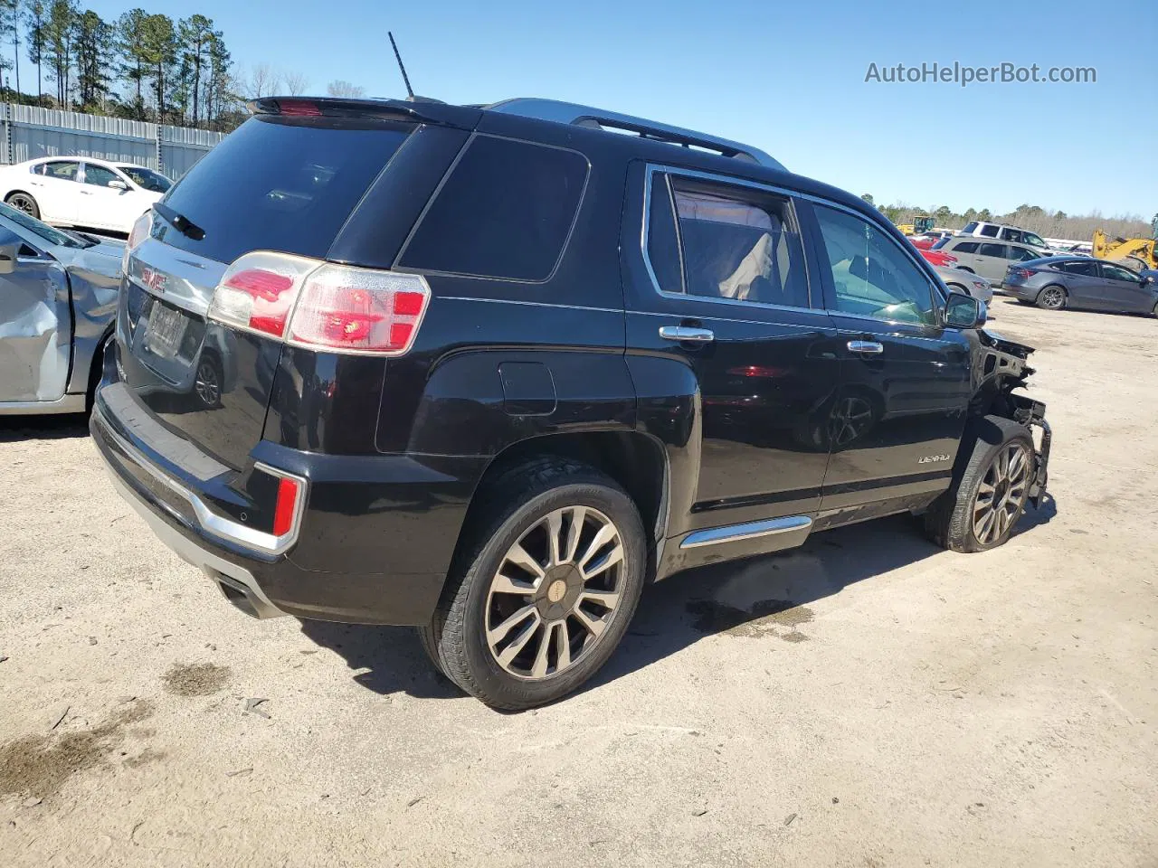 2016 Gmc Terrain Denali Black vin: 2GKFLRE39G6230571