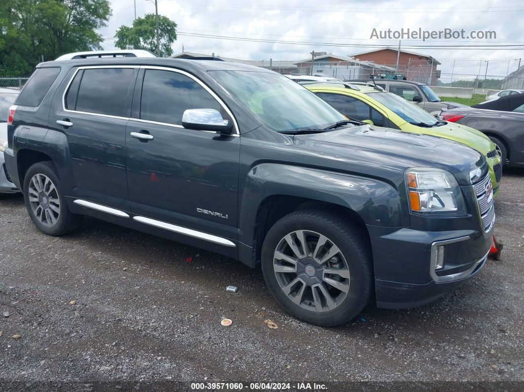 2017 Gmc Terrain Denali Черный vin: 2GKFLRE39H6175671