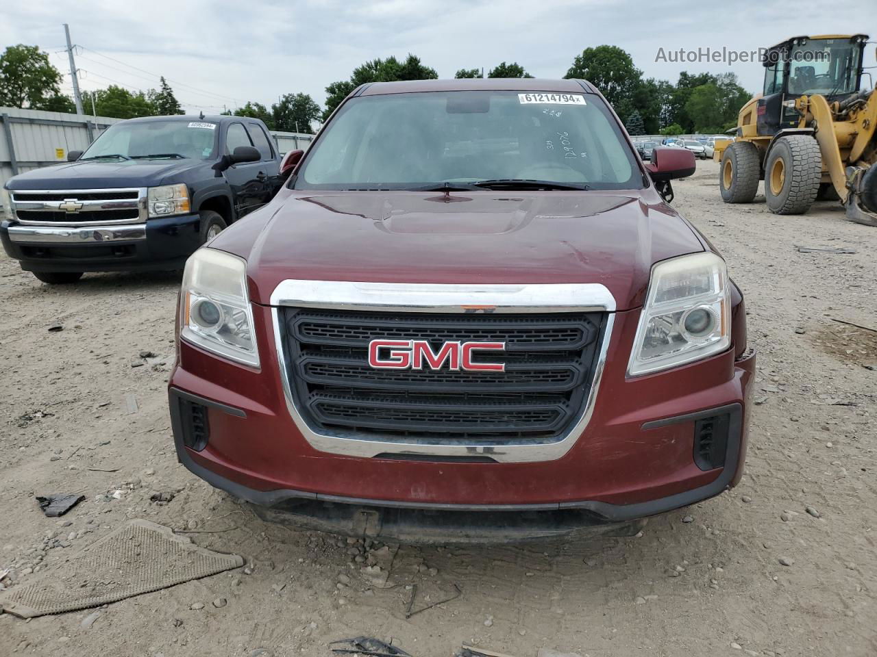 2016 Gmc Terrain Sle Бордовый vin: 2GKFLSEK0G6129076