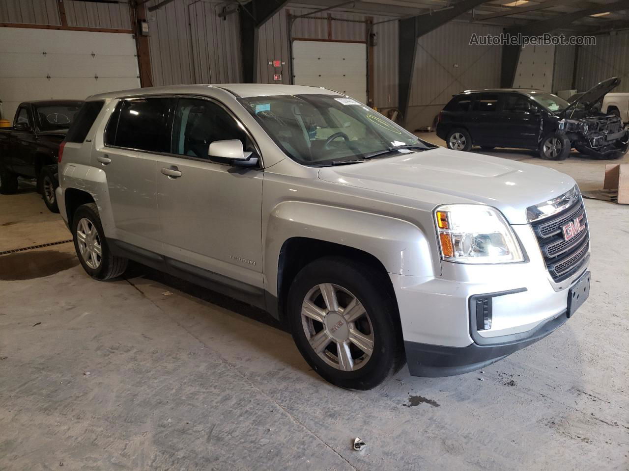 2016 Gmc Terrain Sle Серебряный vin: 2GKFLSEK0G6197328