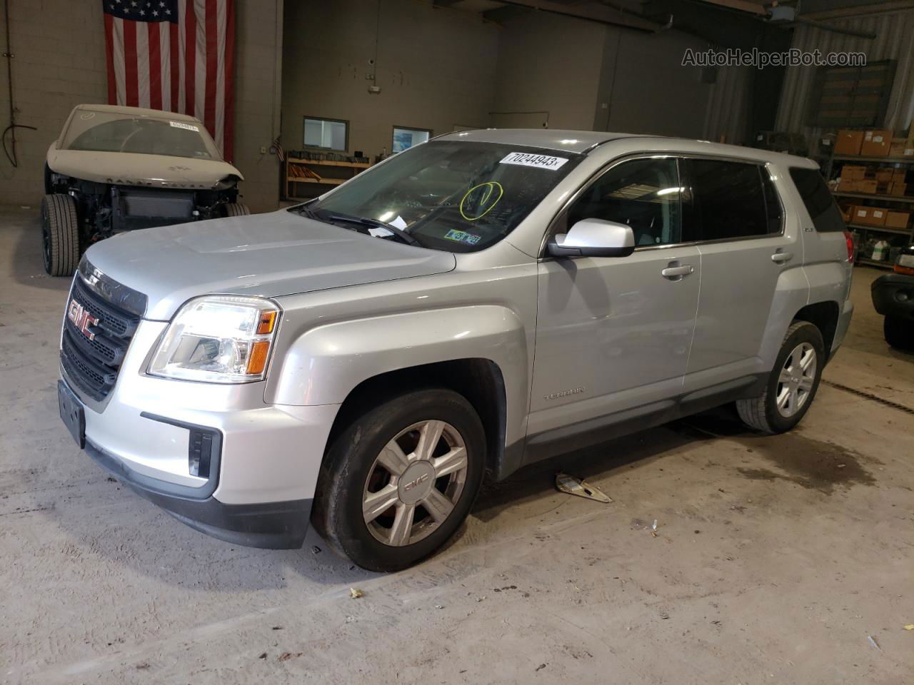 2016 Gmc Terrain Sle Серебряный vin: 2GKFLSEK0G6197328