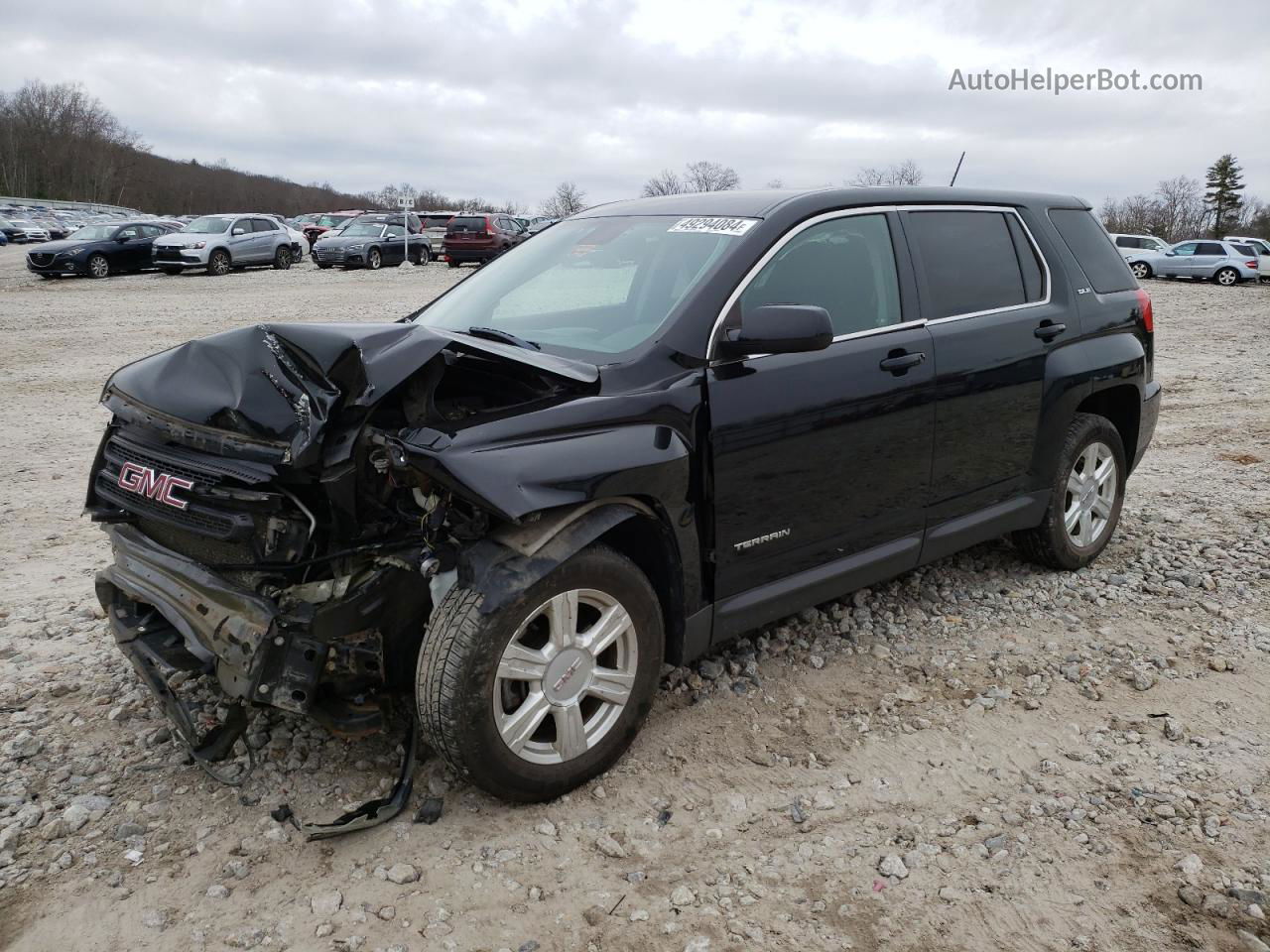 2016 Gmc Terrain Sle Black vin: 2GKFLSEK0G6228495