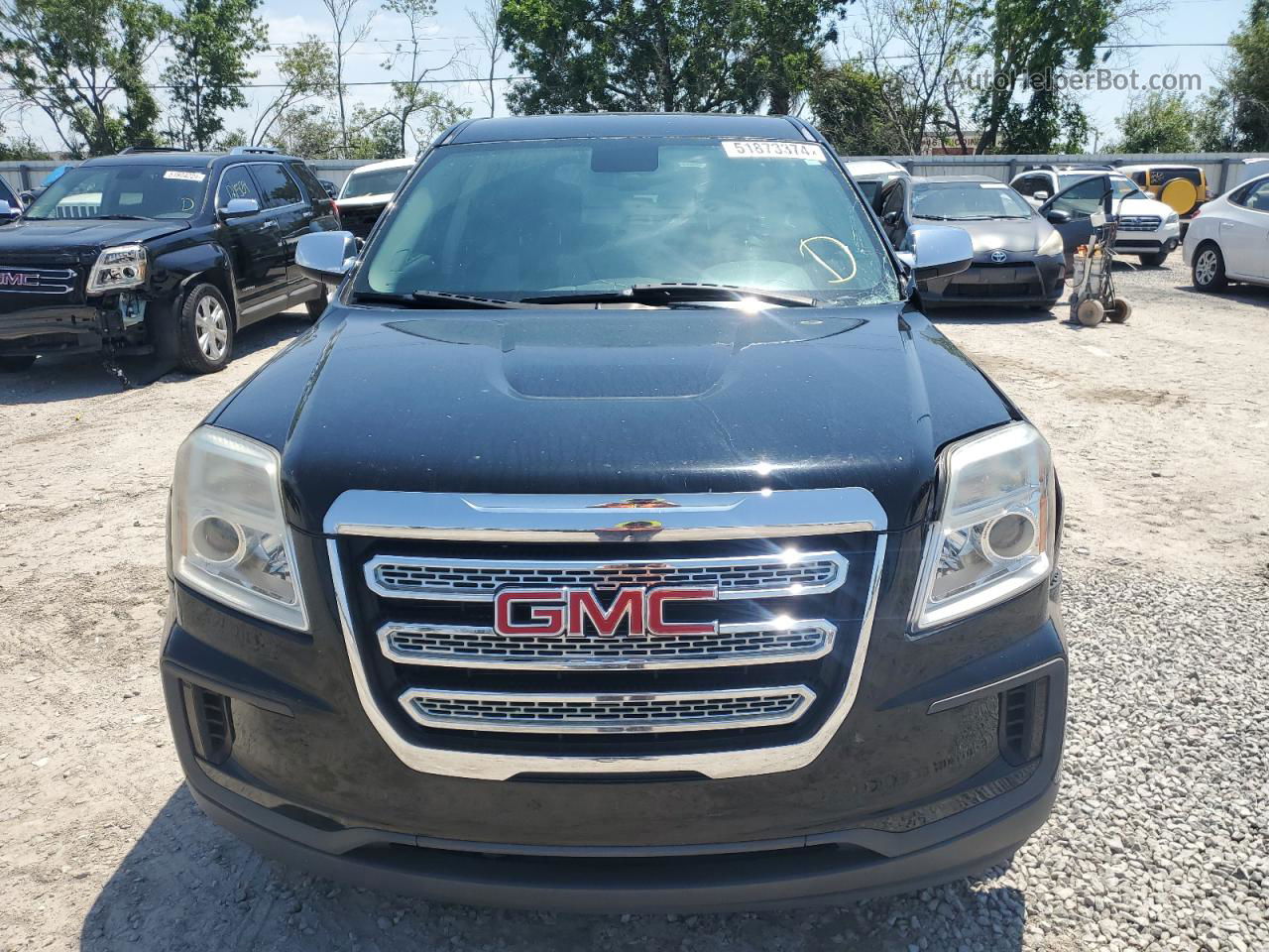 2017 Gmc Terrain Sle Black vin: 2GKFLSEK0H6120797