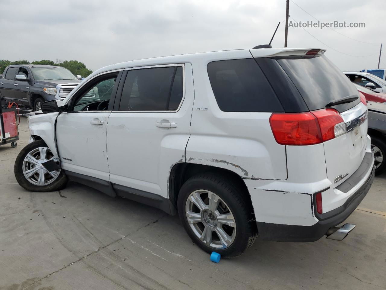 2017 Gmc Terrain Sle White vin: 2GKFLSEK0H6270151