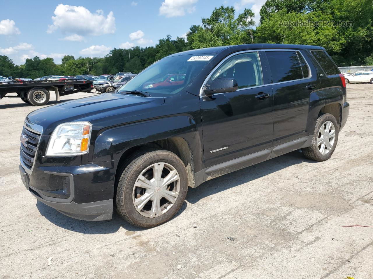 2017 Gmc Terrain Sle Black vin: 2GKFLSEK0H6335810