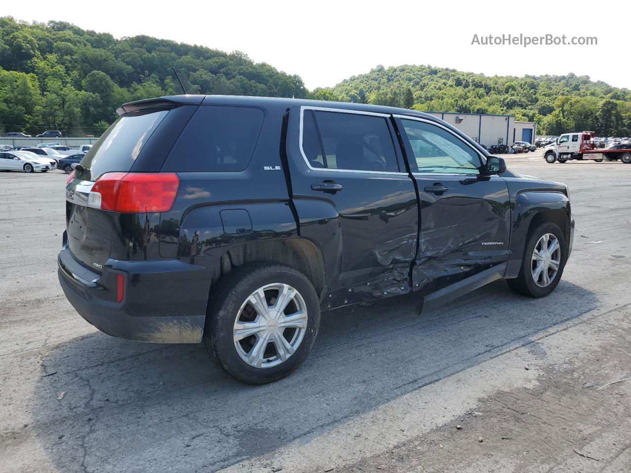 2017 Gmc Terrain Sle Black vin: 2GKFLSEK0H6335810