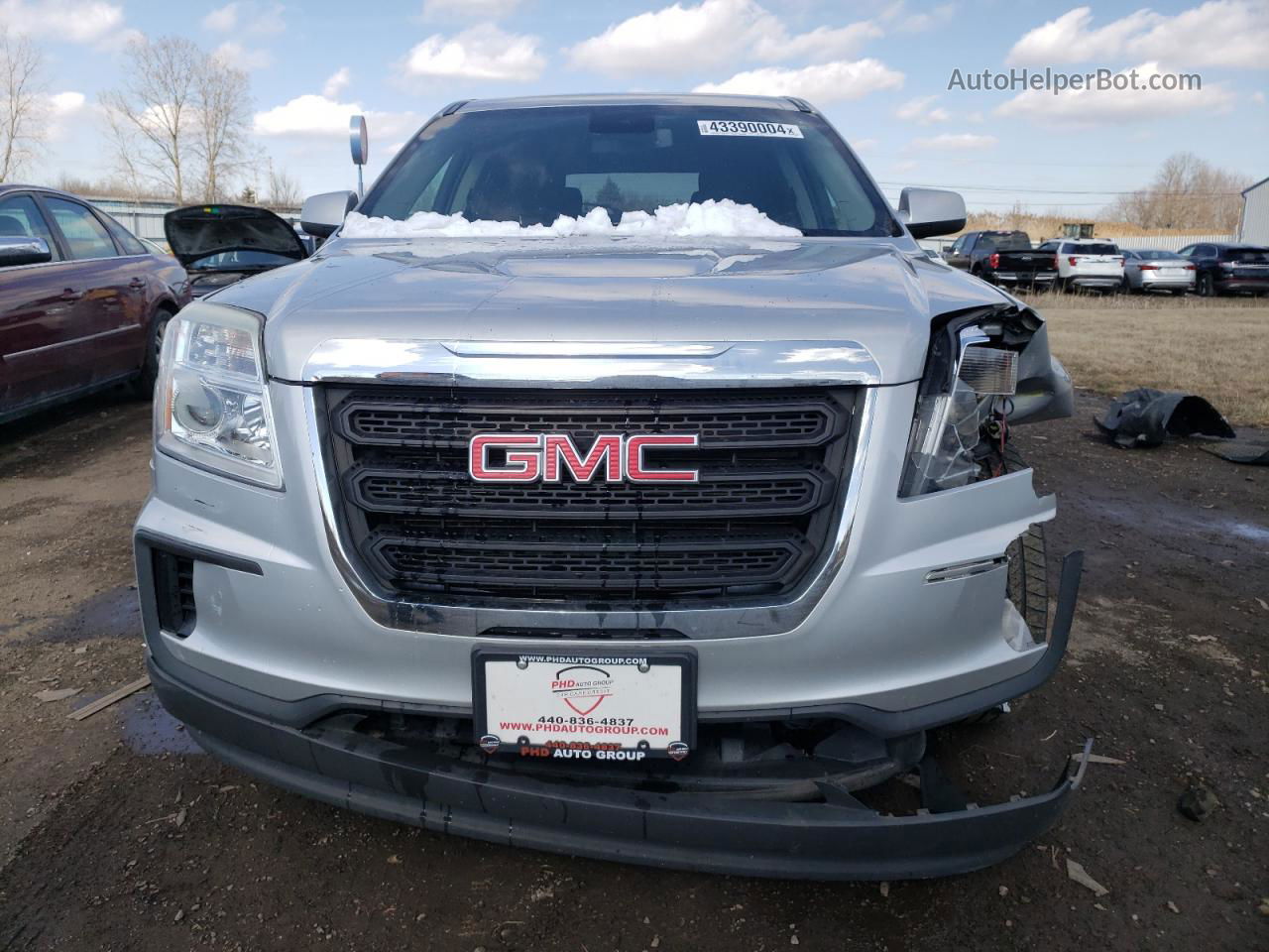 2017 Gmc Terrain Sle Silver vin: 2GKFLSEK2H6157382