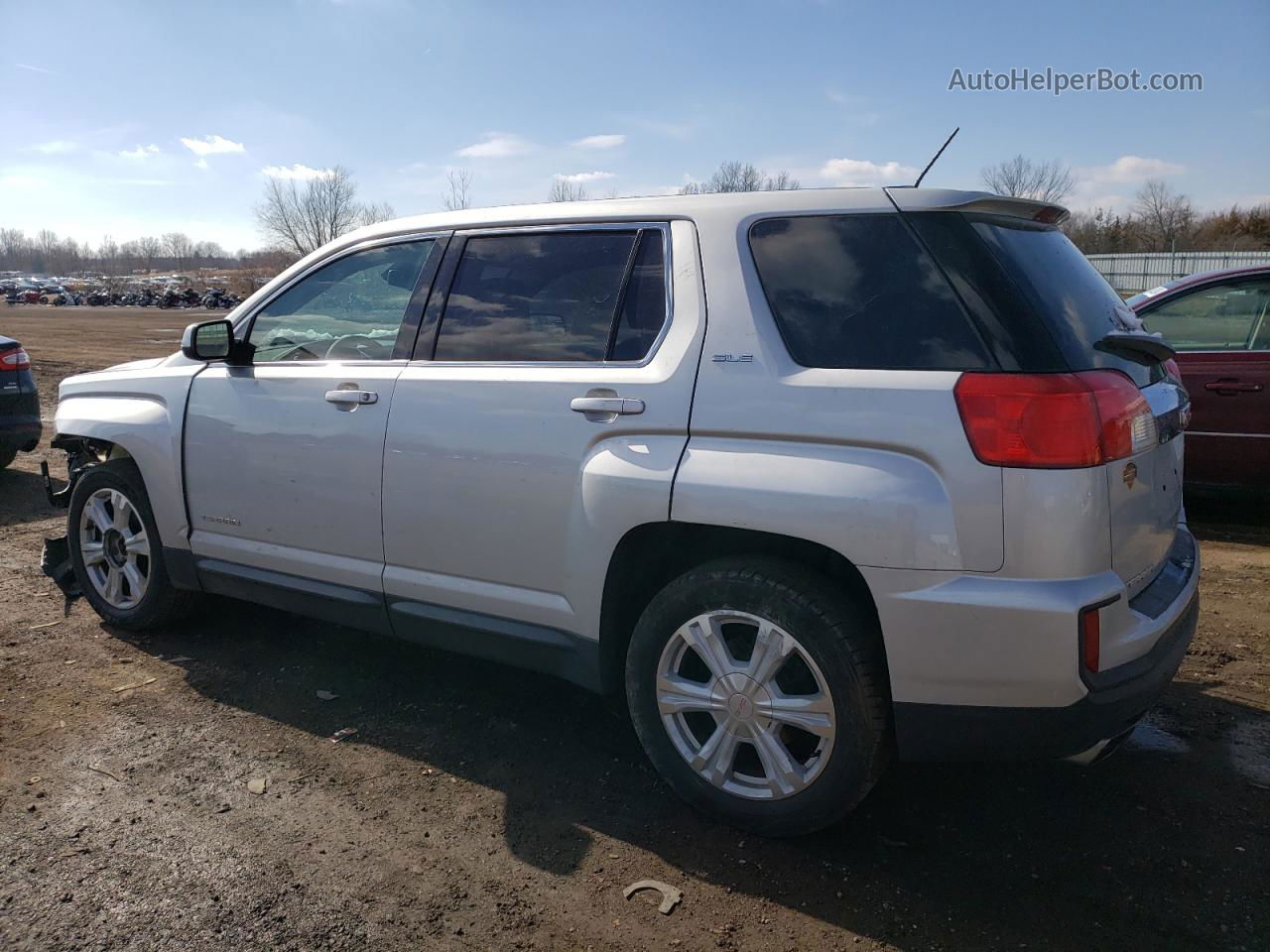 2017 Gmc Terrain Sle Silver vin: 2GKFLSEK2H6157382