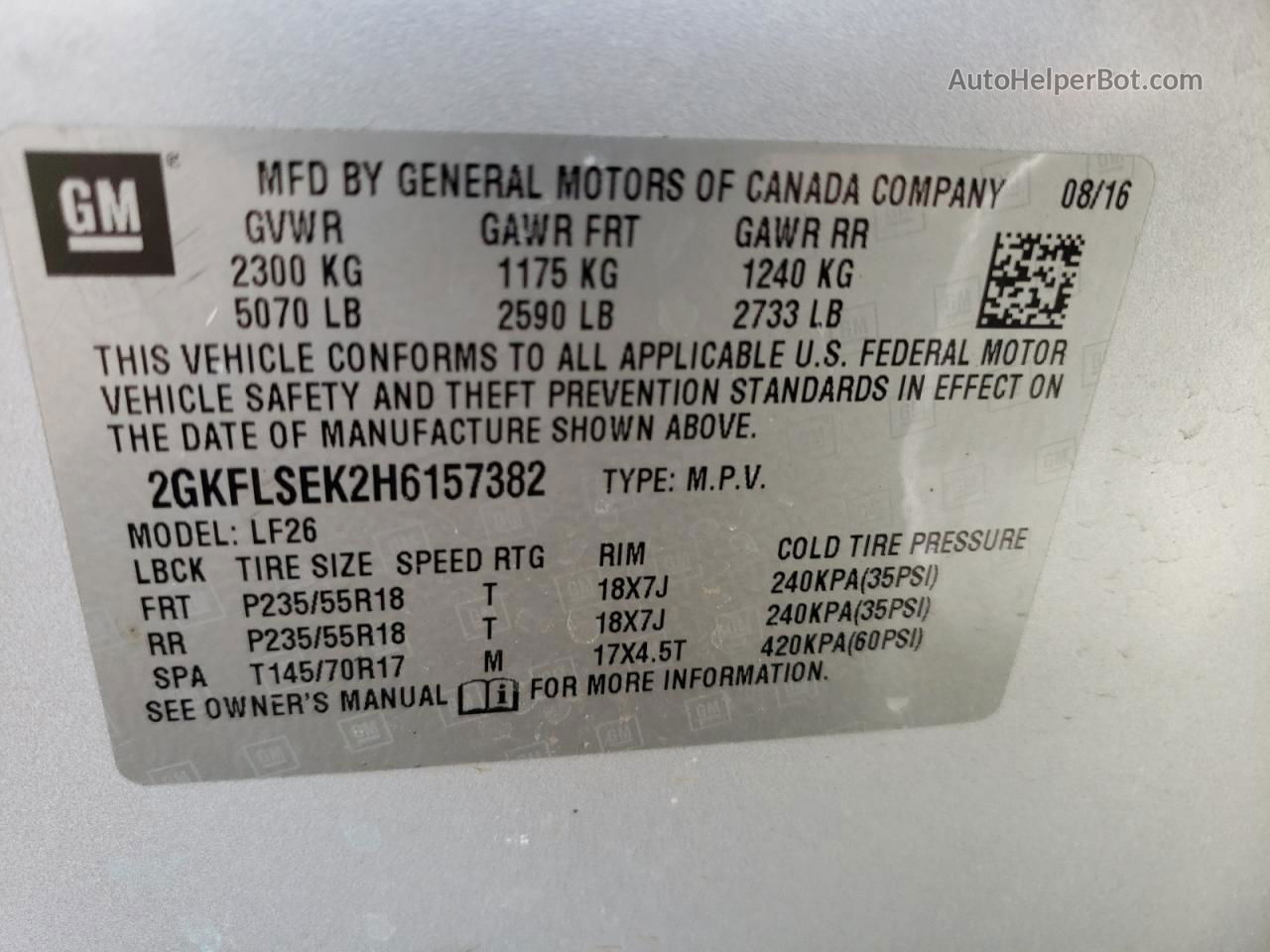 2017 Gmc Terrain Sle Silver vin: 2GKFLSEK2H6157382