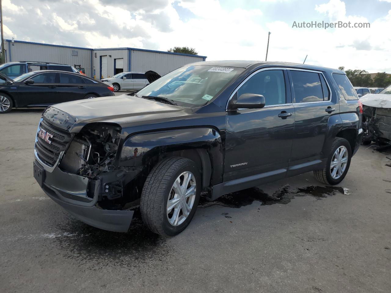 2017 Gmc Terrain Sle Black vin: 2GKFLSEK2H6254436