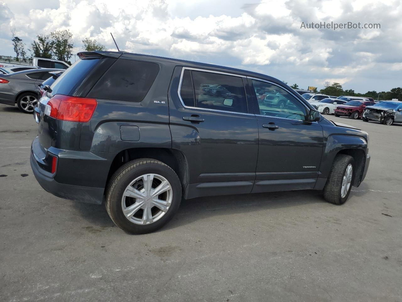 2017 Gmc Terrain Sle Black vin: 2GKFLSEK2H6254436