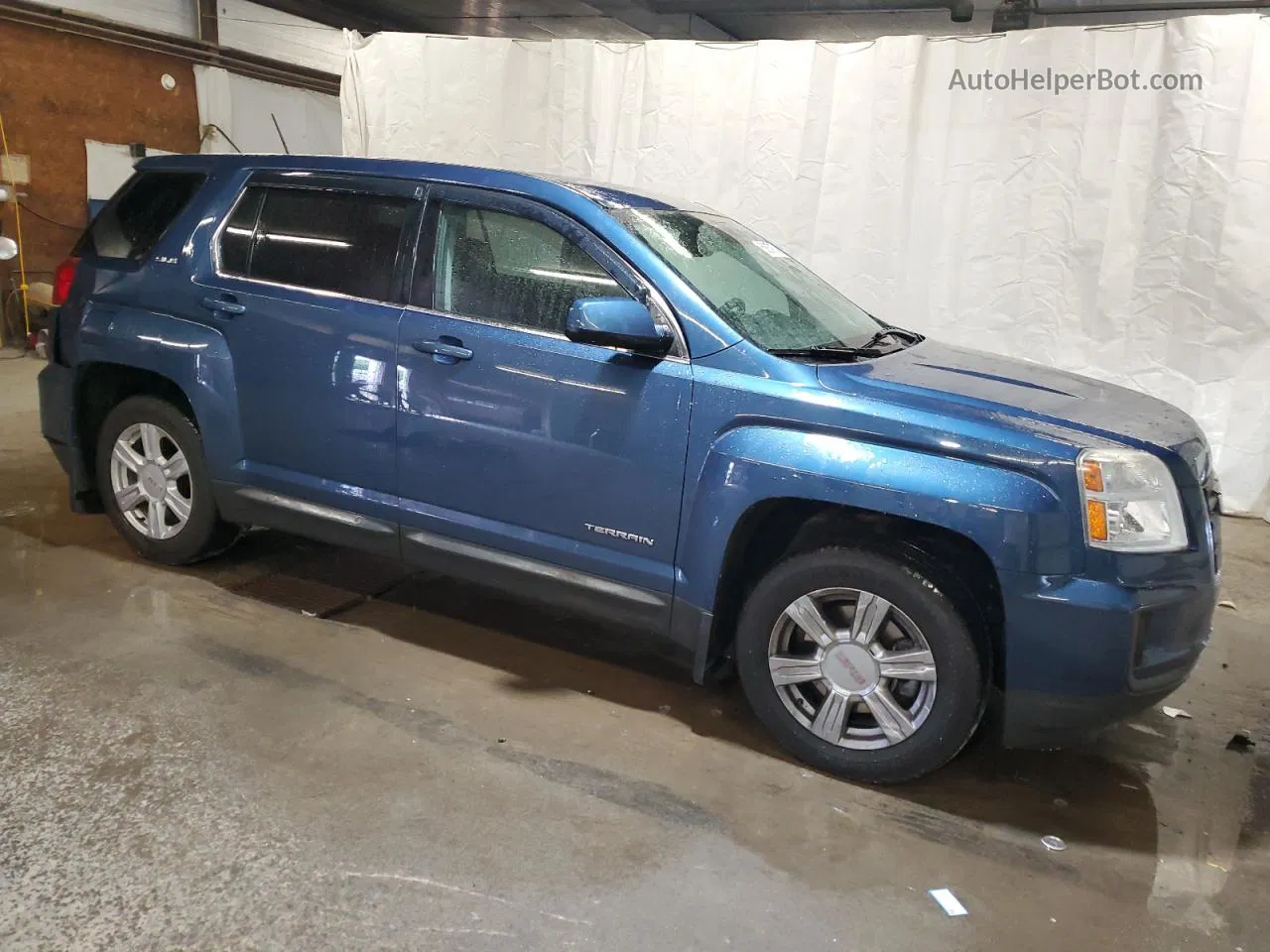 2016 Gmc Terrain Sle Blue vin: 2GKFLSEK3G6302783