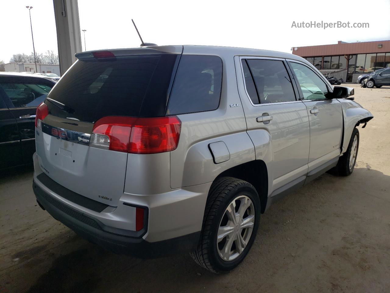 2017 Gmc Terrain Sle Silver vin: 2GKFLSEK3H6247611