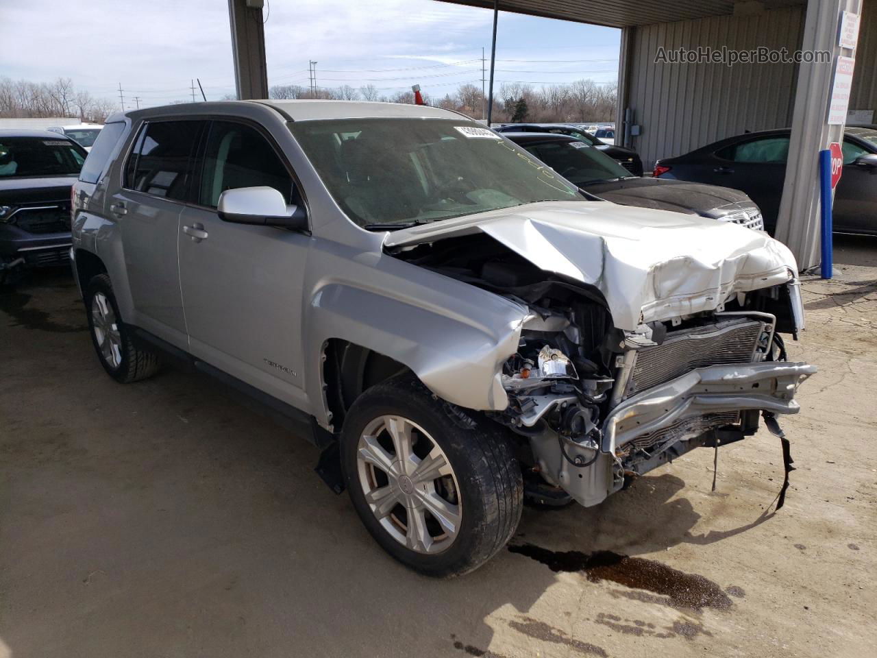 2017 Gmc Terrain Sle Серебряный vin: 2GKFLSEK3H6247611