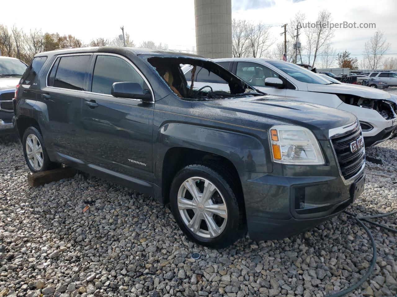 2017 Gmc Terrain Sle Charcoal vin: 2GKFLSEK3H6265431