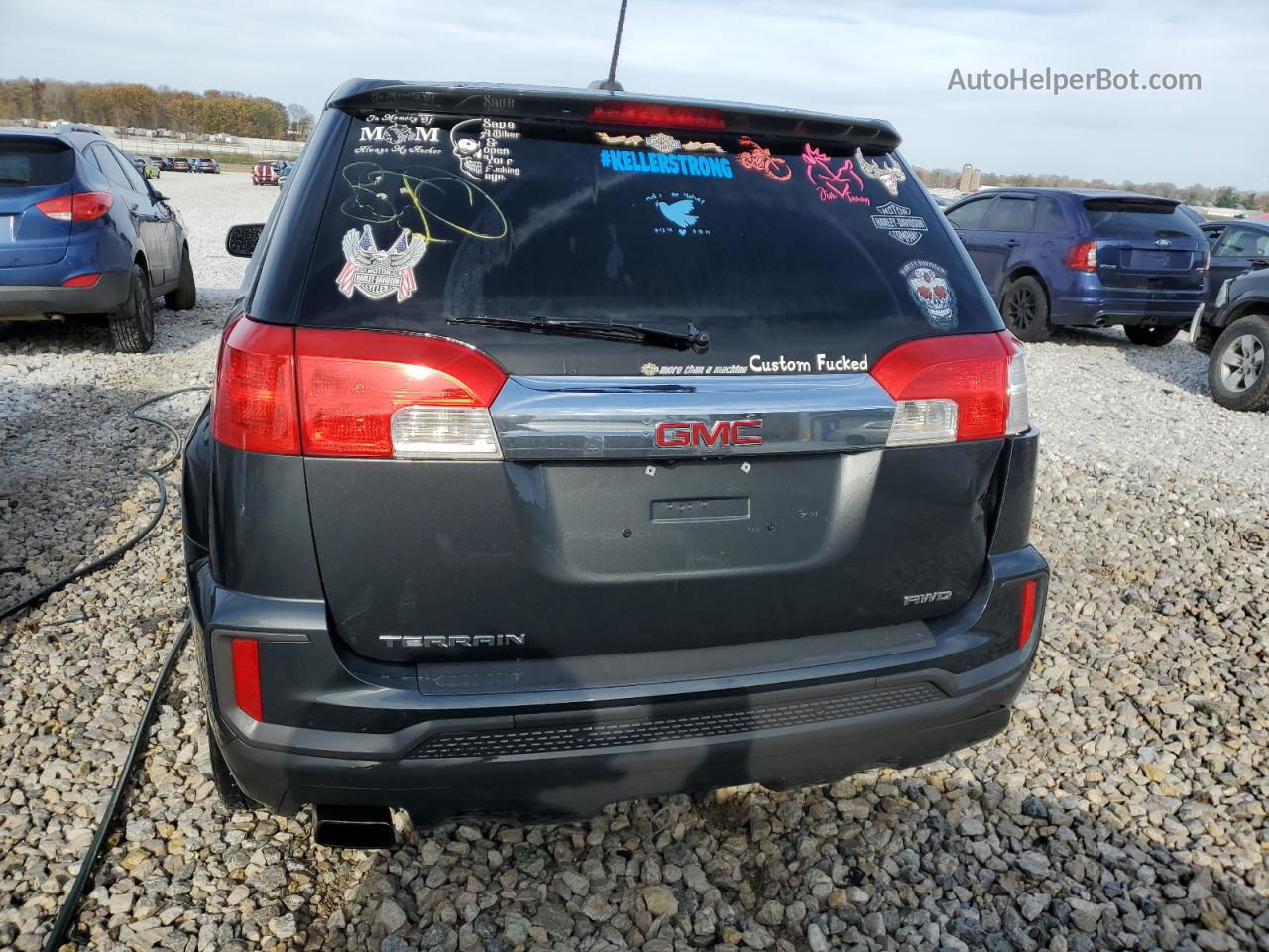 2017 Gmc Terrain Sle Charcoal vin: 2GKFLSEK3H6265431