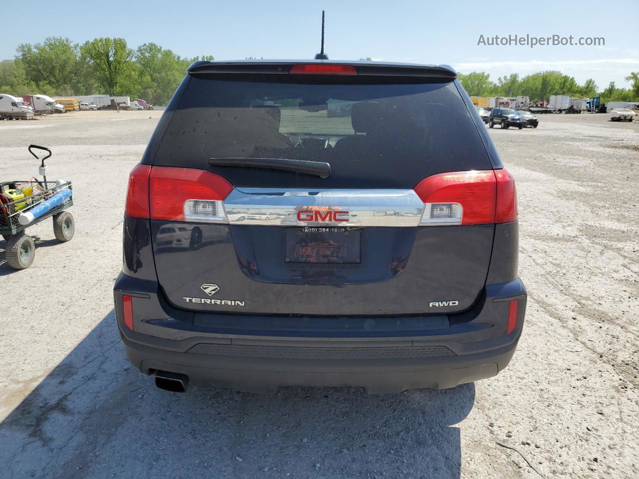 2016 Gmc Terrain Sle Синий vin: 2GKFLSEK4G6153235