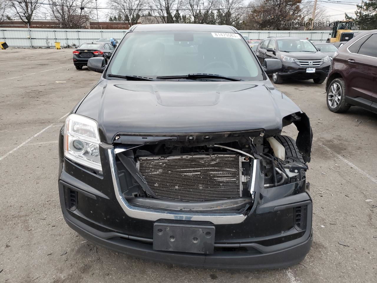 2017 Gmc Terrain Sle Black vin: 2GKFLSEK4H6217811