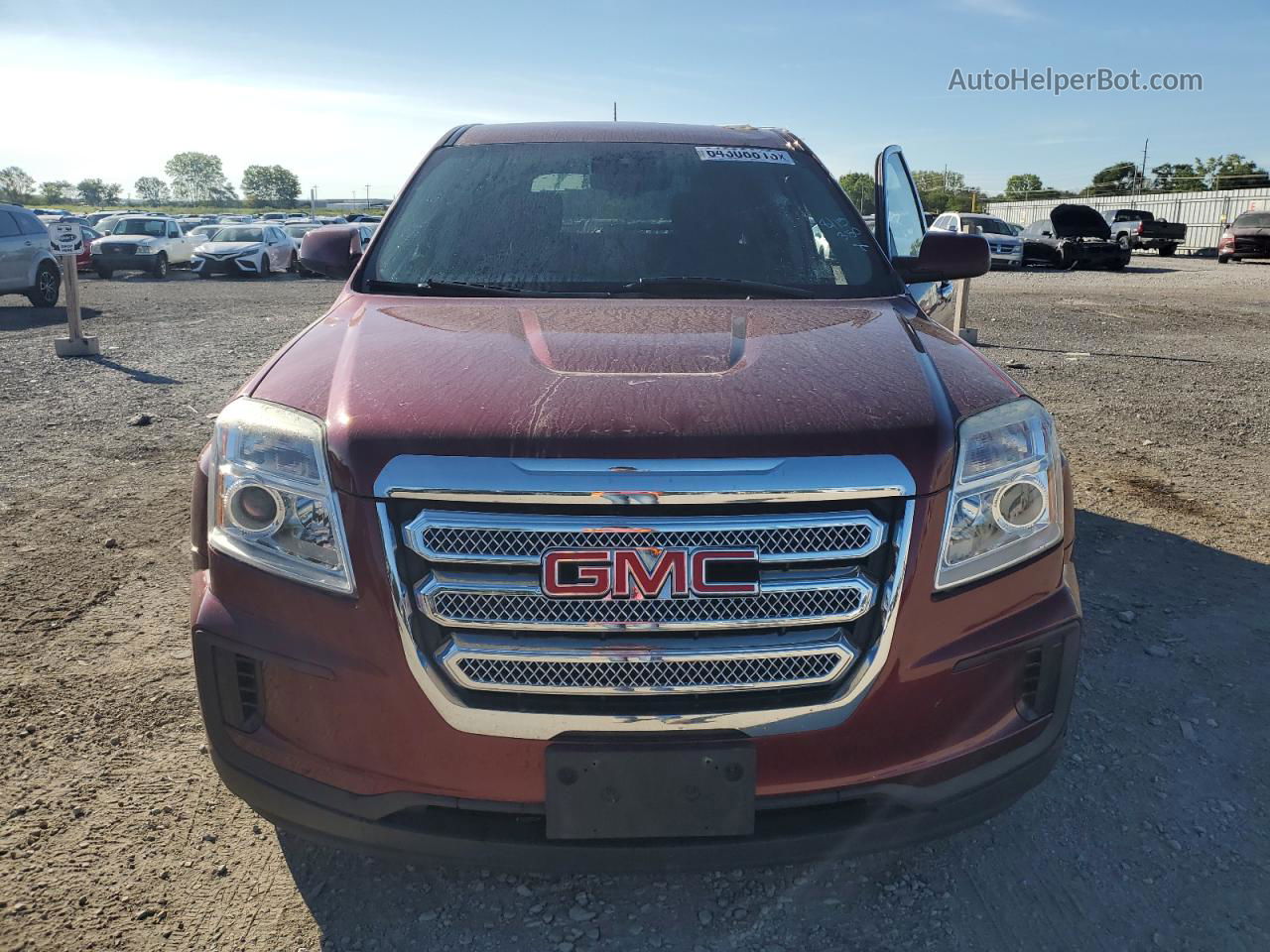 2017 Gmc Terrain Sle Maroon vin: 2GKFLSEK4H6245690