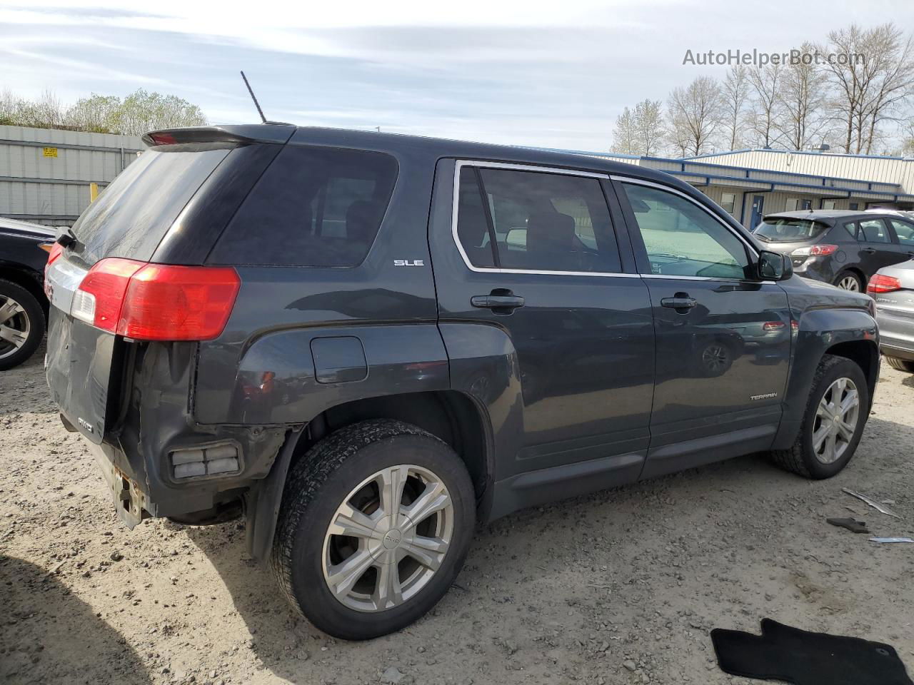 2017 Gmc Terrain Sle Charcoal vin: 2GKFLSEK4H6247374