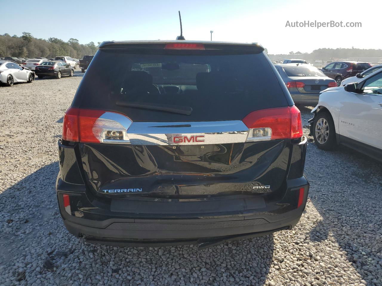 2016 Gmc Terrain Sle Черный vin: 2GKFLSEK5G6146603