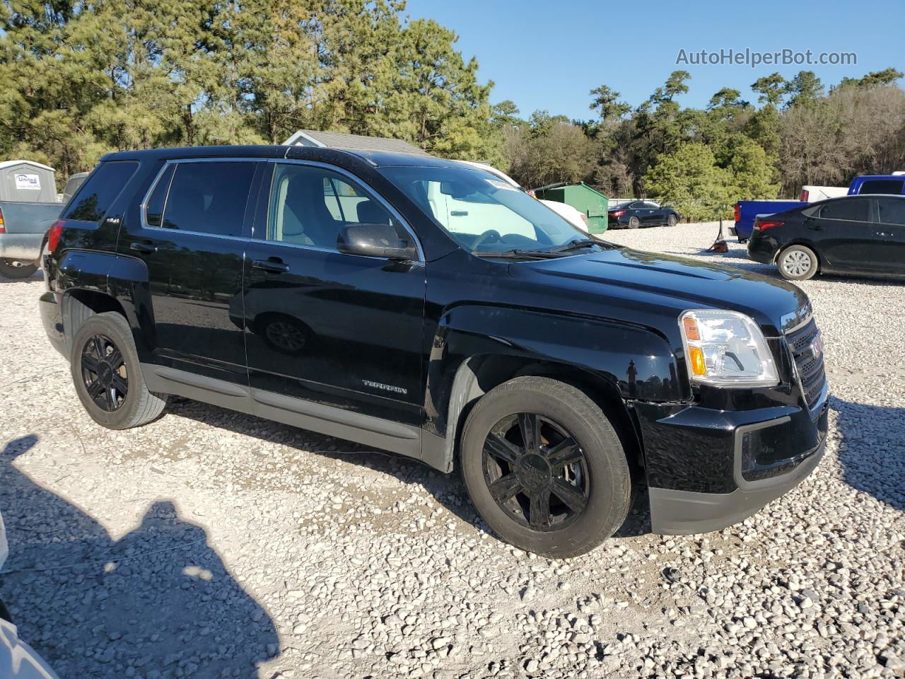 2016 Gmc Terrain Sle Черный vin: 2GKFLSEK5G6146603