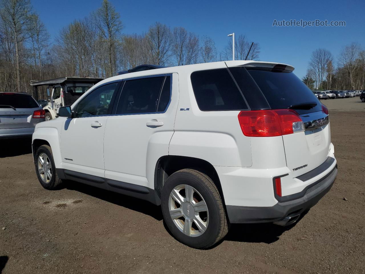 2016 Gmc Terrain Sle White vin: 2GKFLSEK5G6247303