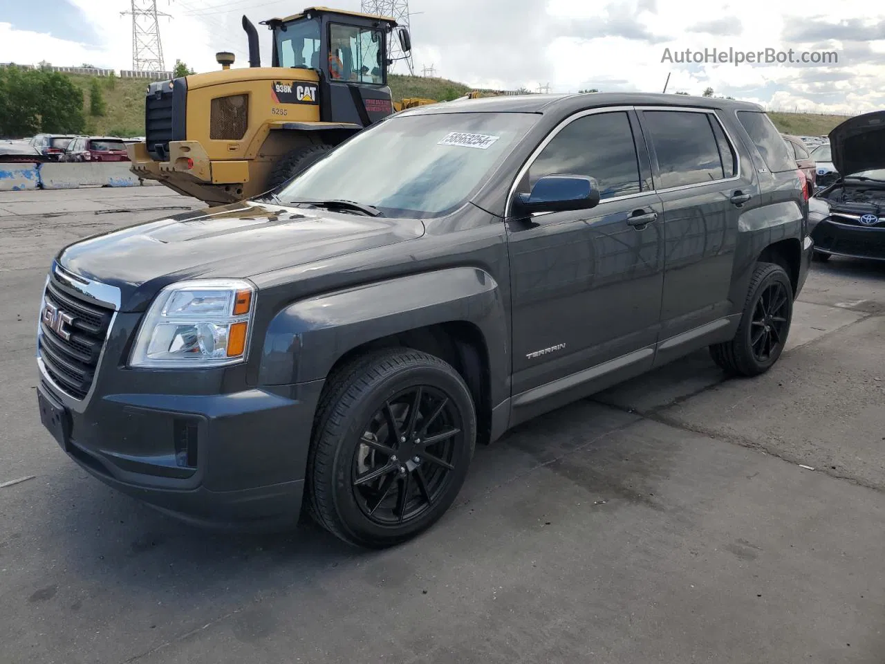 2017 Gmc Terrain Sle Gray vin: 2GKFLSEK5H6289908