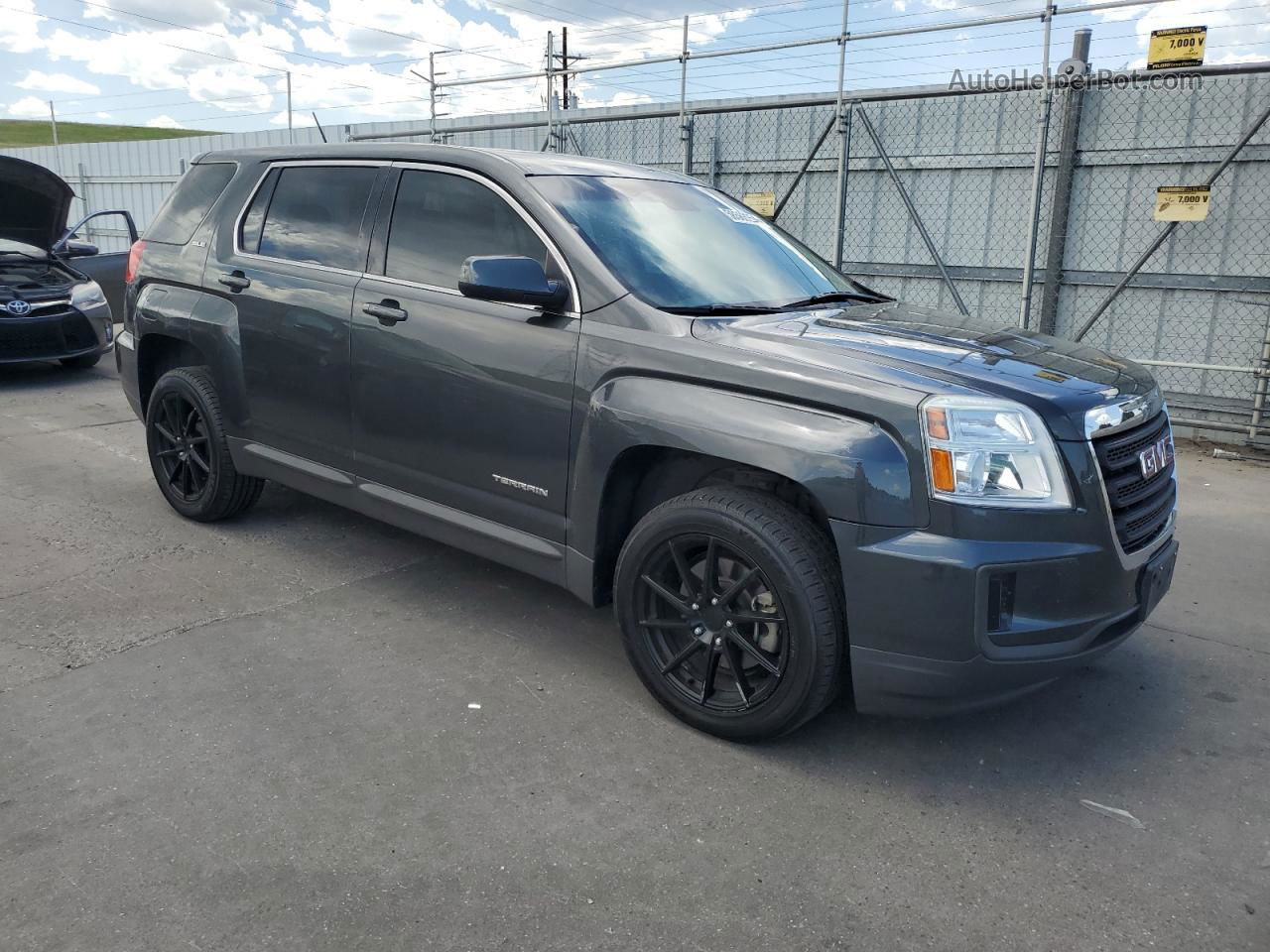 2017 Gmc Terrain Sle Gray vin: 2GKFLSEK5H6289908