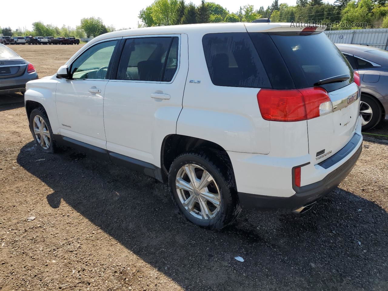 2017 Gmc Terrain Sle Белый vin: 2GKFLSEK5H6303547