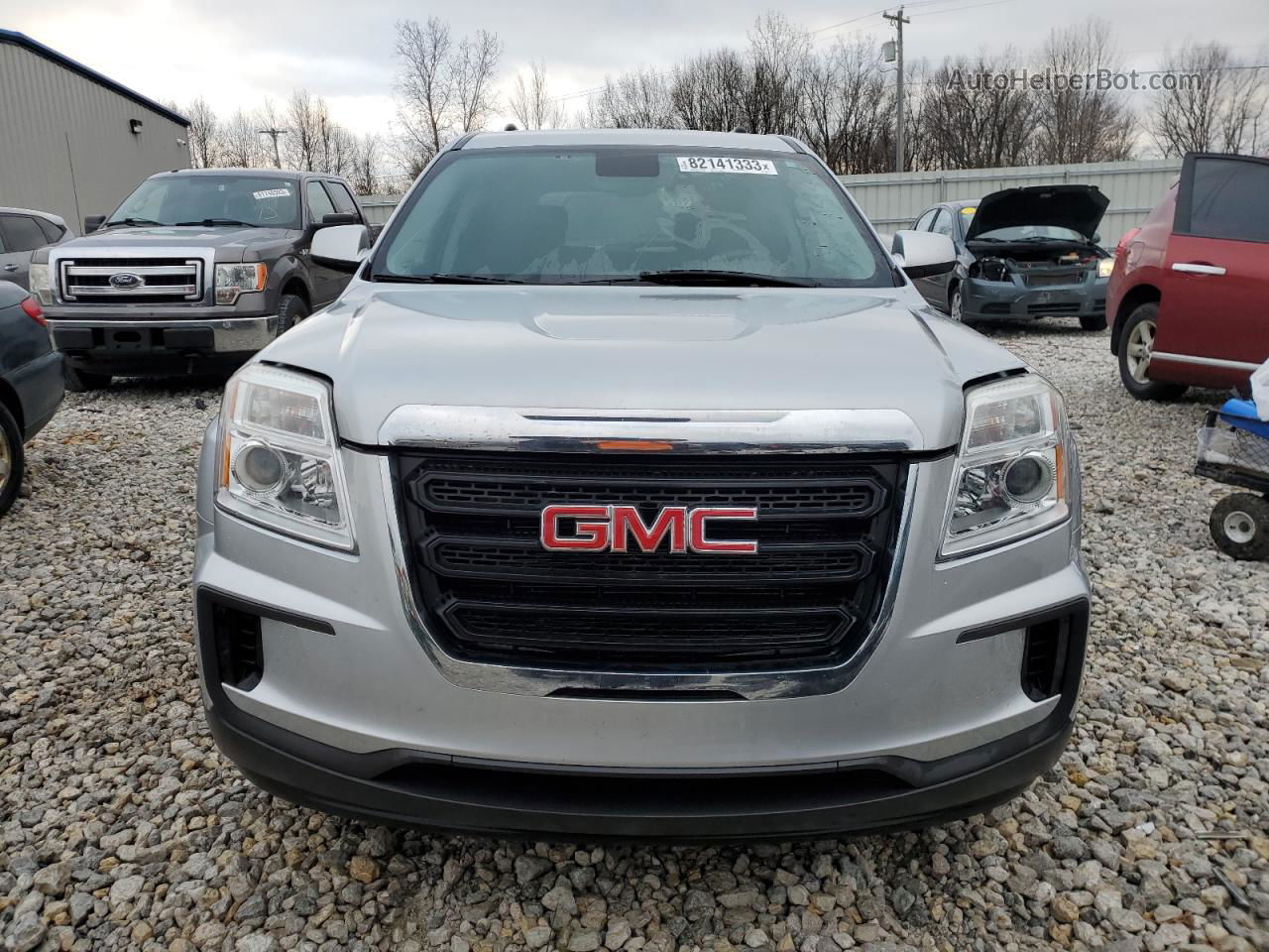 2016 Gmc Terrain Sle Silver vin: 2GKFLSEK6G6162910